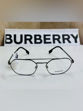 New Burberry Fairway BE1351 1144 Gunmetal Eyeglasses  Ruthenium/Platinum Metal